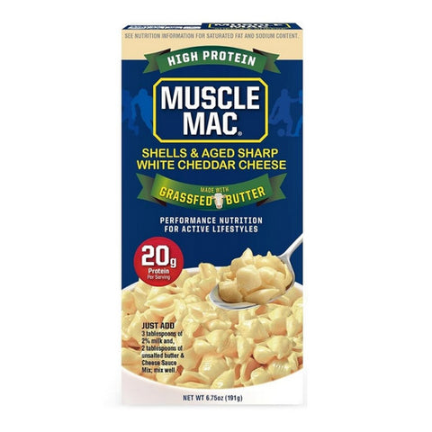 Muscle Mac, Macaroni And Cheese Original Cheddar, 6.75 Oz(Case Of 10)