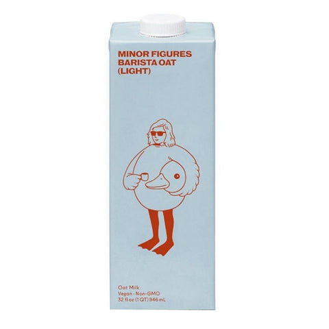 Minor Figures, Light Barista Oat Milk, 32 Oz (Case Of 6)