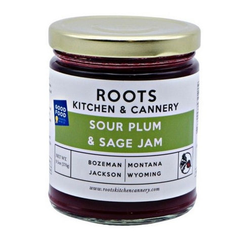 Roots Kitchen And Cannery, Sour Plum Sage Jam, 9 Oz (Case Of 6)