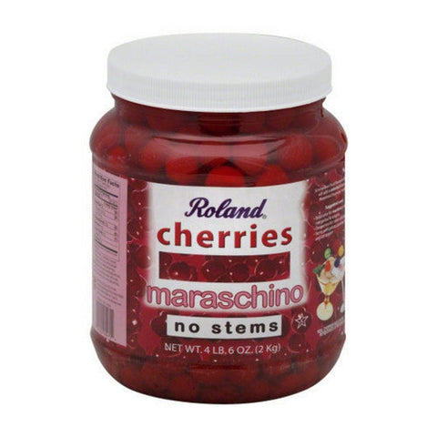 Roland, Cherries Maraschino No Stem, 0.5 Gallon(Case Of 6) Roland