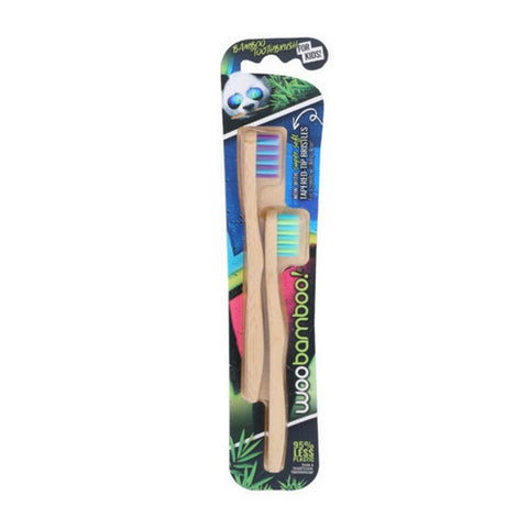 Woo Bamboo, Kids Sprout Super Soft Bamboo Toothbrush, 1 Count(Case Of 6)