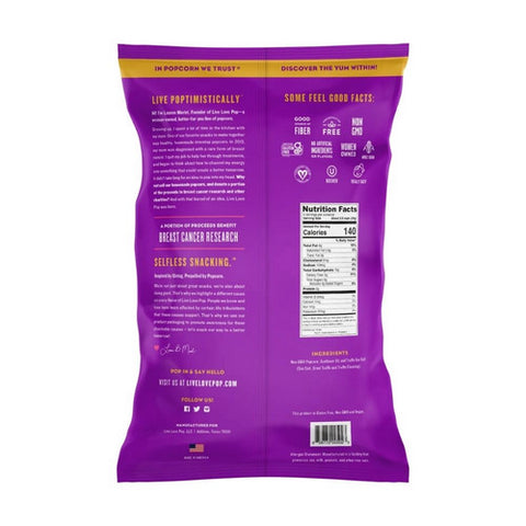 Live Love Pop, Truffle Salt Popcorn, 4.4 Oz(Case Of 12)