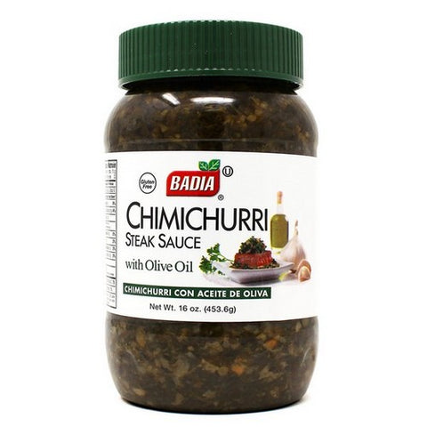 Badia, Chimichurri Steak Sauce With Olive Oil, 16 Oz(Case Of 12)