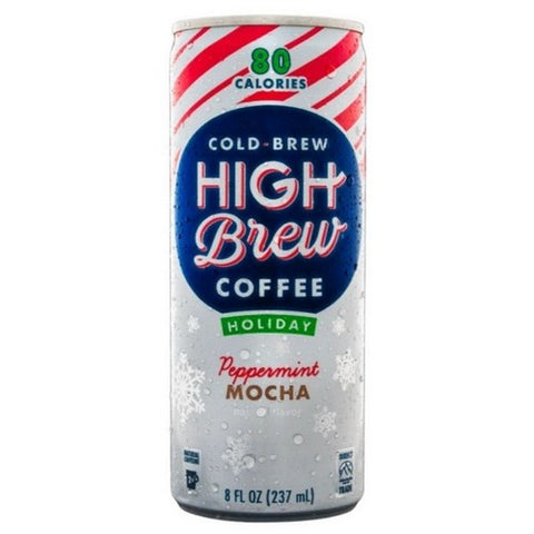High Brew, Peppermint Mocha Coffee, 8 Oz(Case Of 12)