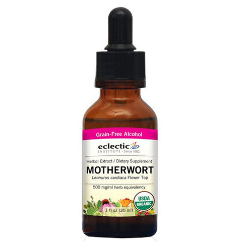 Eclectic Herb, Motherwort, 1 Oz with Alcohol