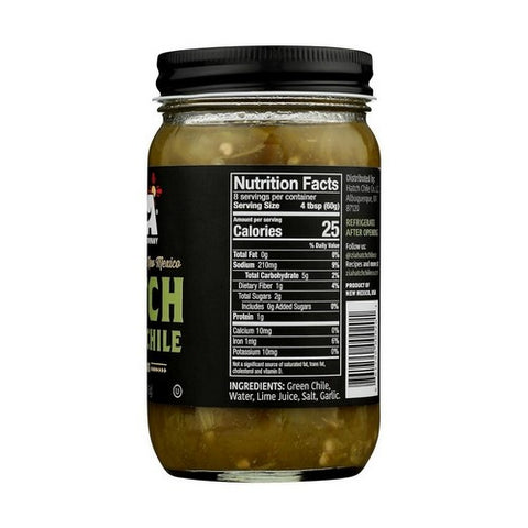 ZIA, Hatch Roasted Green Chile, 16 Oz(Case Of 6)
