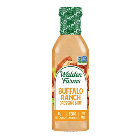 Walden Farms, Buffalo Ranch Zero Calorie Dressing And Dip, 12 Oz(Case Of 6)