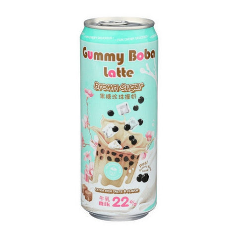 O's Bubble, Gummy Boba Latte Brown Sugar, 15.9 Oz(Case Of 12)