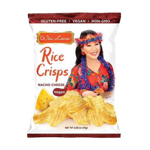 Wai Lana, Rice Crisps Nacho Cheese, 2.65 Oz(Case Of 12)