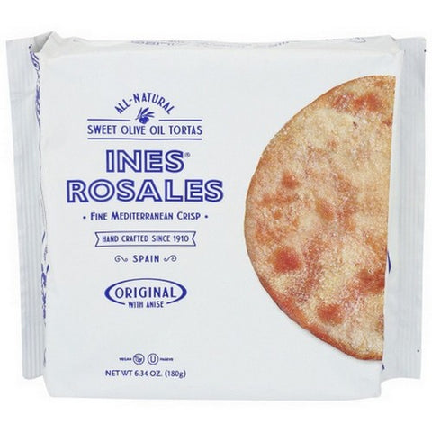 Ines Rosales, Original Sweet Olive Oil Tortas, 6.34 Oz(Case Of 10)