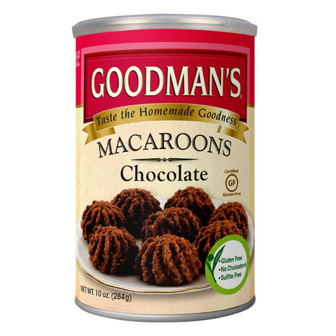Goodmans, Chocolate Macaroons, 9 Oz(Case Of 12)