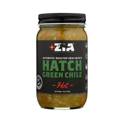 ZIA, Hot Diced Green Chile, 16 Oz(Case Of 6)