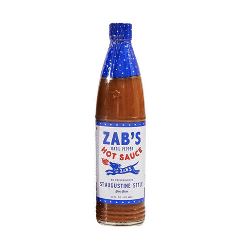 Zabs, St. Augustine Style Hot Sauce, 6 Oz(Case Of 6) Zabs