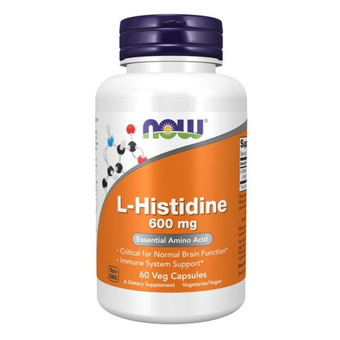Now Foods, L-Histidine, 600 Mg, 60 VegCaps
