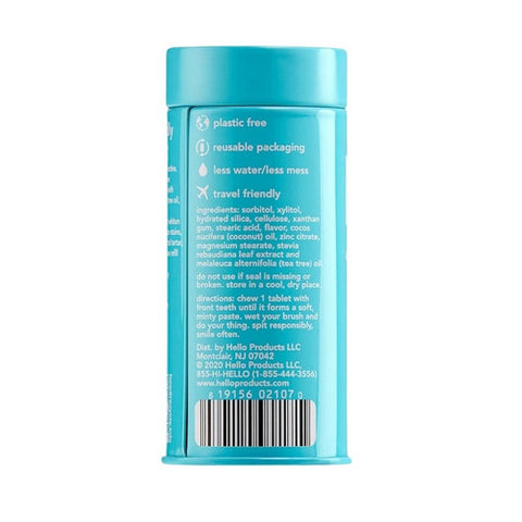 Hello Products, Llc, Antiplaque Whitening Toothpaste, 60 Tablets