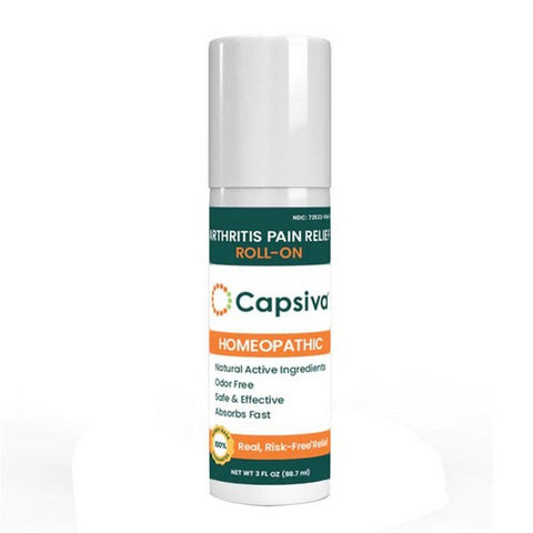 Capsiva, Arthritis Pain Relief Roll On Gel, 3 Oz