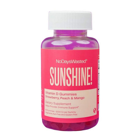 No Days Wasted, Sunshine Vitamin D, 60 Gummies