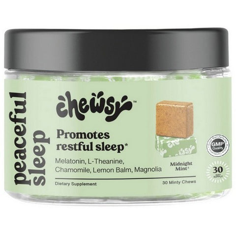 Chewsy, Peaceful Sleep Mint, 30 Chews