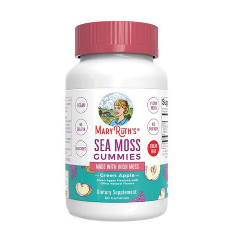 MaryRuth's, Irish Sea Moss Green Apple, 60 Gummies
