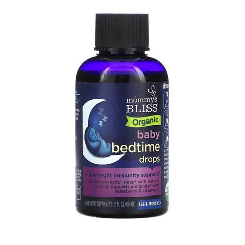 Mommys bliss, Organic Baby Bedtime Drops Plus Immunity Support, 2 Oz