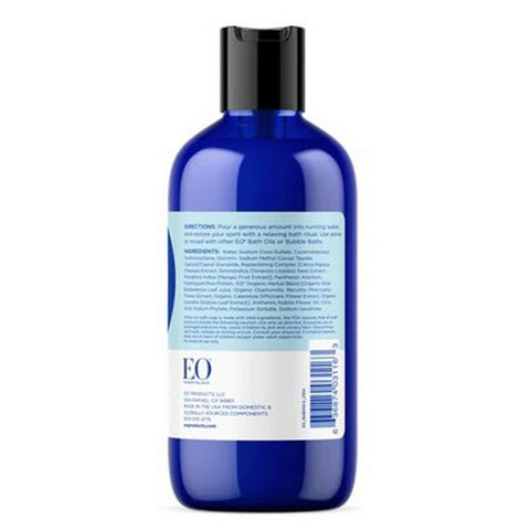 EO Products, Bubble Bath Unscented, 12 Oz