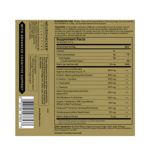 Qualia, Energy Shot Mind, 60 Ml