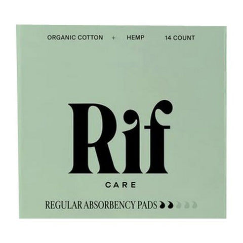Organic Pads With Wings Regular 14 Count by Rif Care