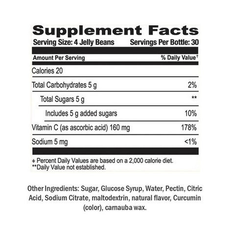 Human Beanz, Vitamin C Immune Health Citrus Blast, 120 Count