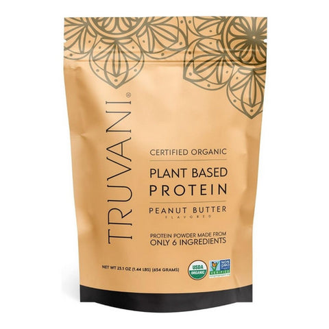 Truvani, Organic Plant Base Protein Peanut Butter, 23.1 Oz