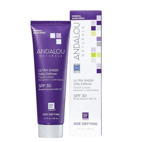 Andalou Naturals, Daily Defense Facial Lotion SPF 30, 2.7 Oz