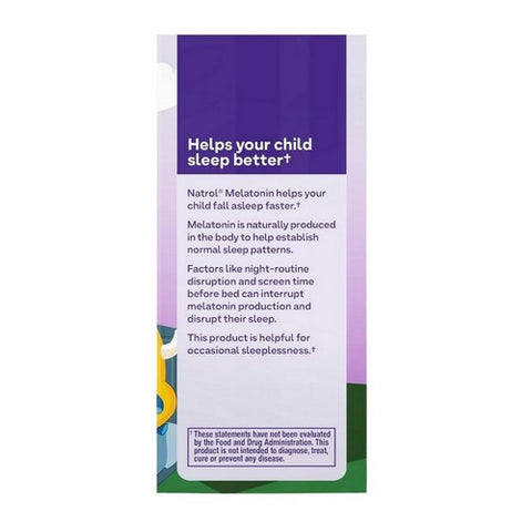 Natrol, Kids Fast Dissolve Melatonin Strawberry Flavored, 30 Tabs