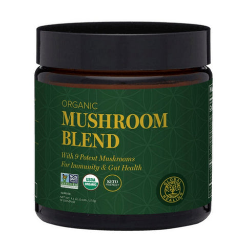 Global Healing Center, Organic Mushroom Blend, 270 Grams