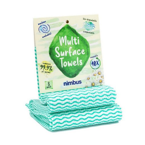 Nimbus, Multi Surface Towels, 3 Count