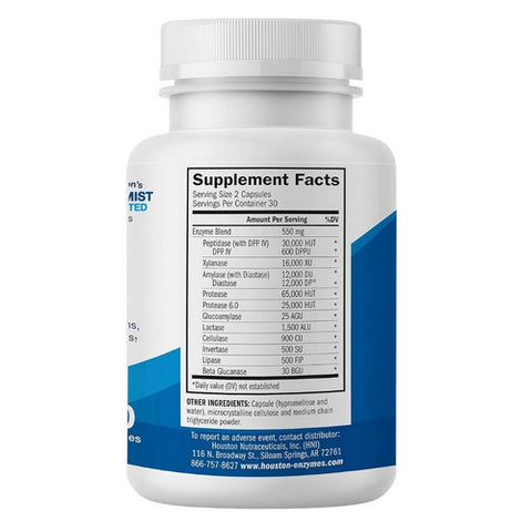 Houston Enzymes, Tri Enza, 60 Caps