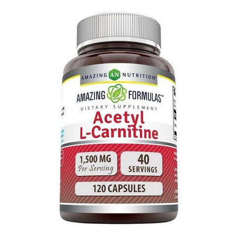 Amazing Nutrition, Amazing Formulas Acetyl L-Carnitine, 120 Veggie Capsules