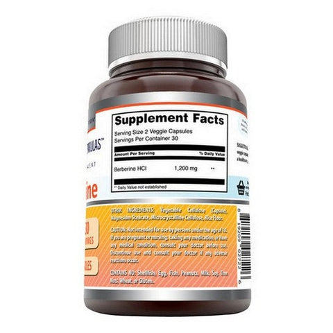 Amazing Nutrition, Amazing Formulas Berberine, 60 Veggie Capsules Amazing Nutrition