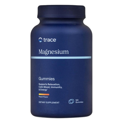 Trace Minerals, Magnesium Gummies Peach Flavor, 336 mg, 120 Count