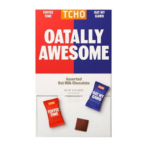 TCHO Chocolate, Oatally Awesome Assorted Milk Chocolate, 15 Oz