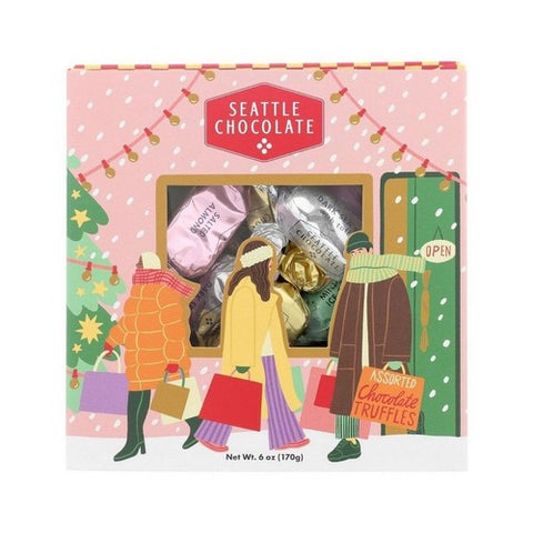 Seattle Chocolate Co., Window Shopping Truffle Gift Box, 1 Count
