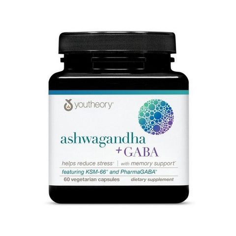 The Humble Co, Ashwagandha + GABA, 60 Vegetarian Capsules