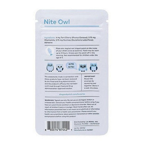 The Humble Co, Nite Owl Plant Patch, 6 Count The Humble Co