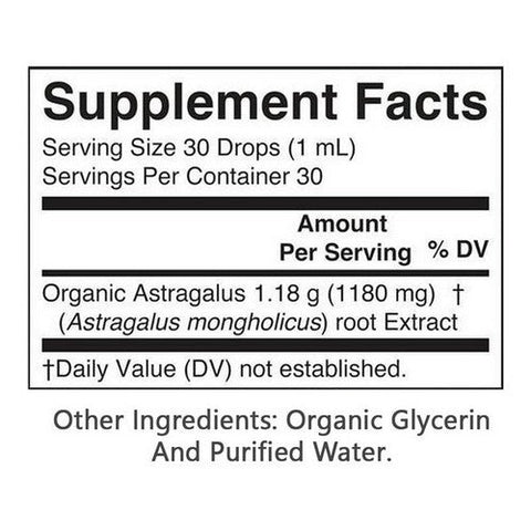 MaryRuth's, Organic Astragalus Root Liquid Herbals, 1 Oz MaryRuth's