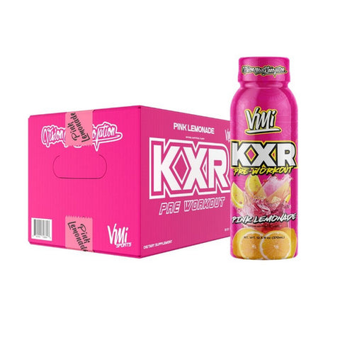 JST WRK Energy, KXR Pink Lemonade, 12 Oz (12 Count)