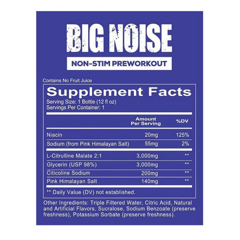 JST WRK Energy, Big Noise Rainbow Candy, 12 Count