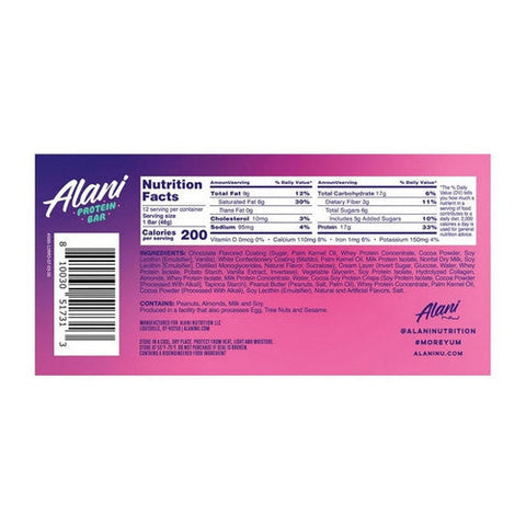 Pure Protein, Alani Nutrition Protein Rocky Road Bar, 12 Count Pure Protein