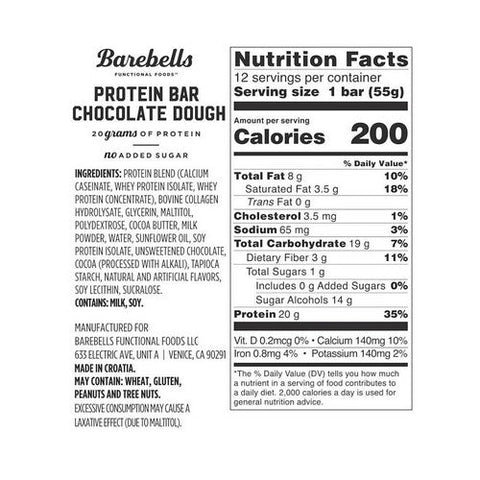 Pure Protein, Protein Bar Chocolate Dough, 12 Count Pure Protein