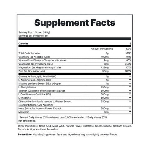 Redcon1, Fade Out Sleep Formula Black Current, 30 Servings Redcon1