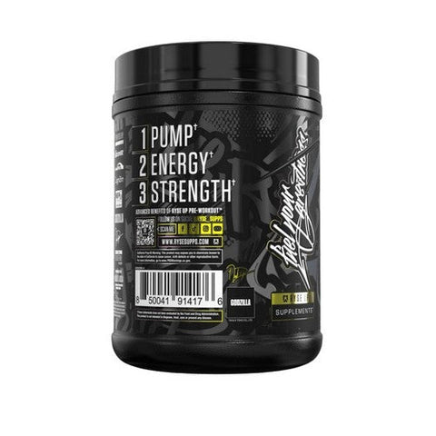 Ryse Supplements, Godzilla Pre-Workout Blackberry Lemonade, 790 Grams Ryse Supplements