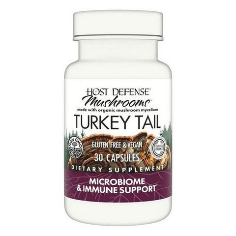 Host Defense, Turkey Tail Capsules, 30 Count Host Defense