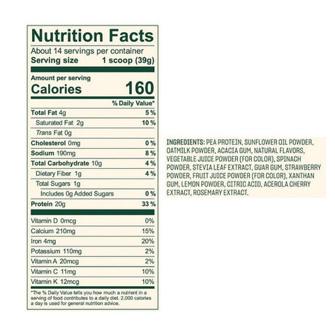 Vega, Real Food Smoothie Wildberry Bliss, 19 Oz